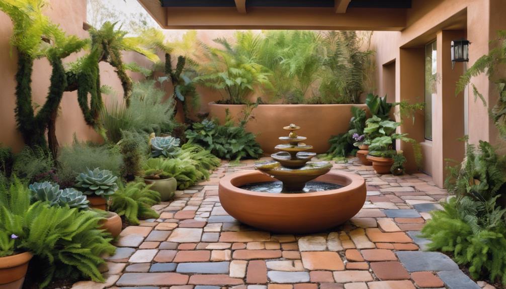 enhancing hardscaping with plants