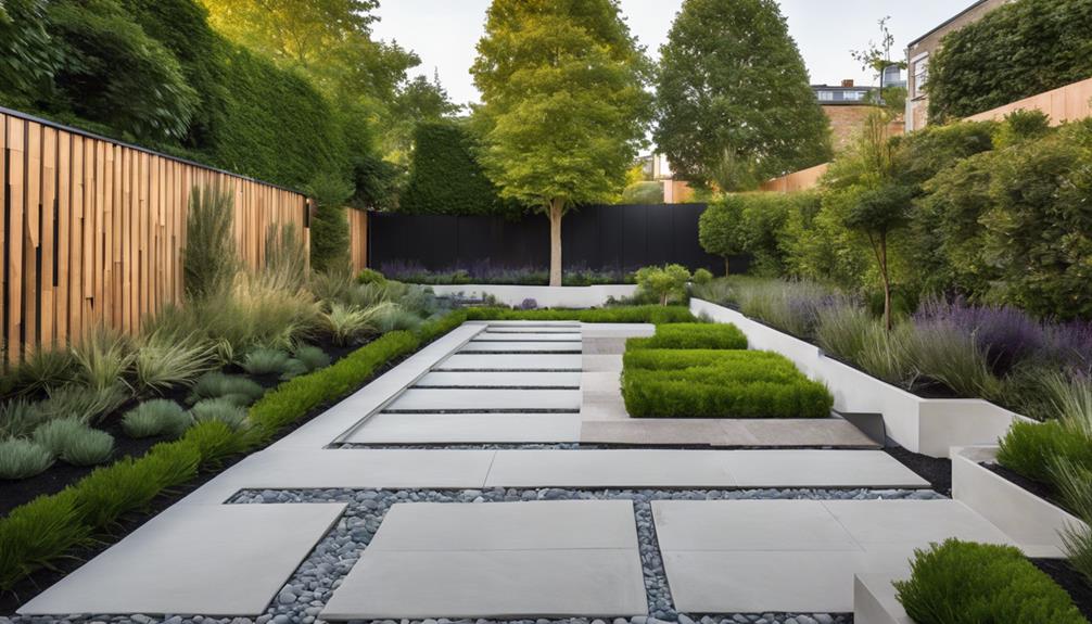 modern stylish garden designs