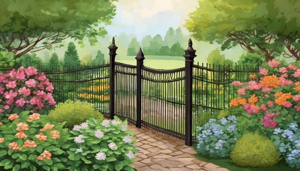 top garden privacy fencing